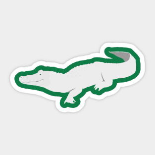 Albino Alligator Sticker